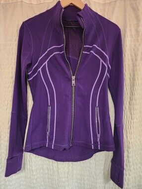 Lululemon Luon Define Jacket- Sz 8 - Lolo Purple GUC